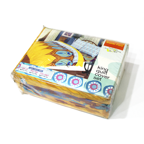 Somer Fld Quilt Covr King 4Pcs