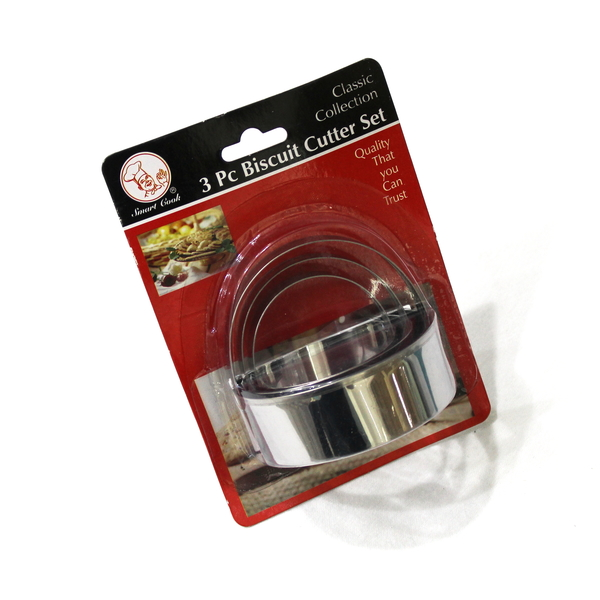 3Pcs S/S Biscuit Cutter Set 51