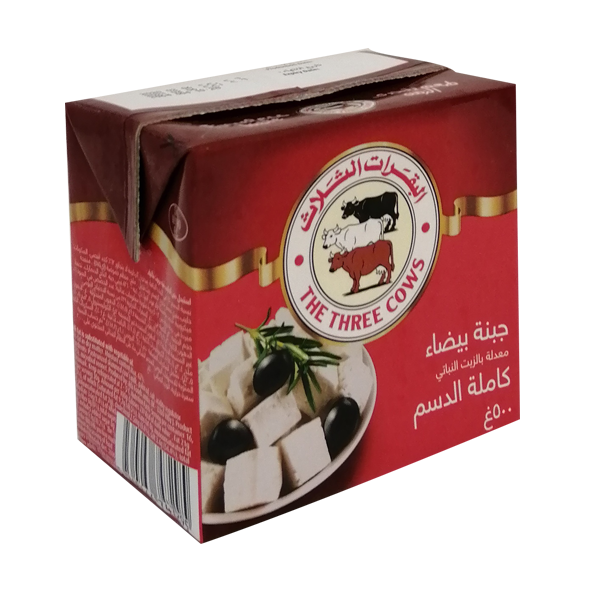 3 Cow Feta Cheese Red 500G