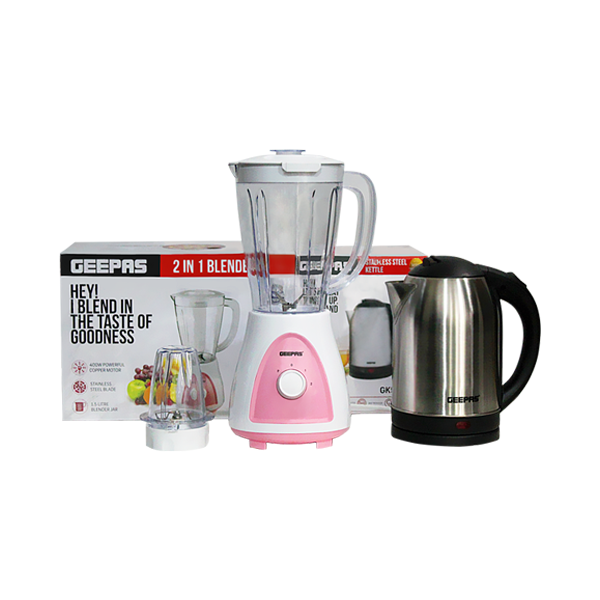 Geepas 2In1 Blender+Kettle1.7L