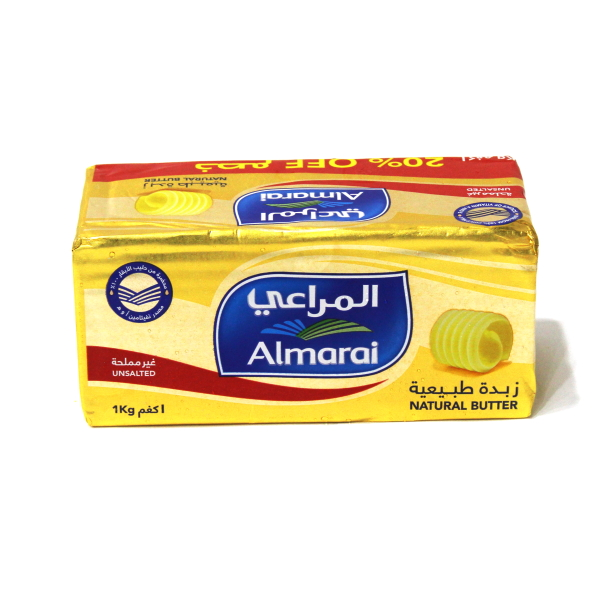 Almarai Butter Unsalted Na1Kg