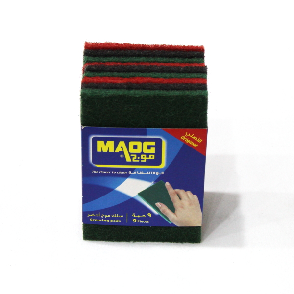 Maog Scouring Green Pad 9Pcs