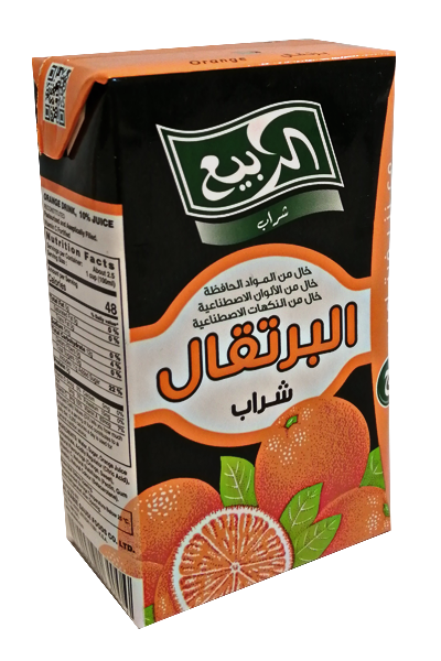 Al-Rabi F Drk Uht Orange 250Ml