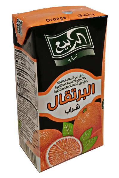 Al Rabie Uht Orange Drnk 125Ml
