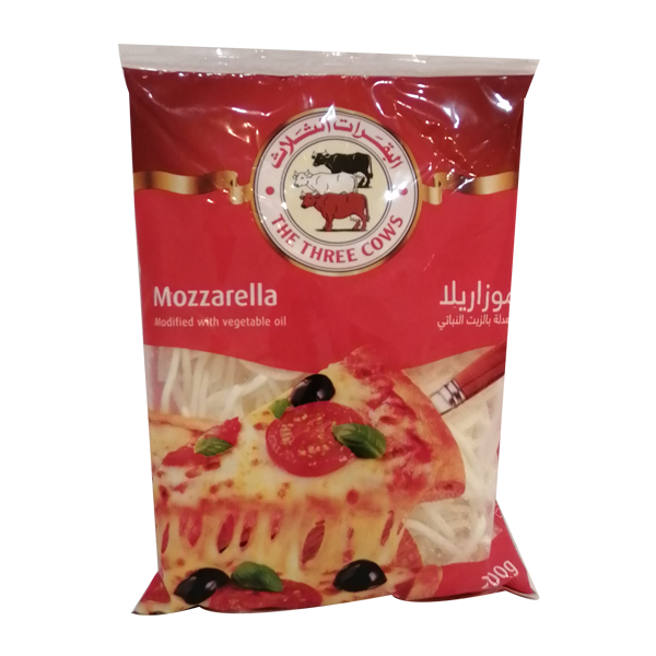 3 Cow Moz. Shrdd Che (Red)180G