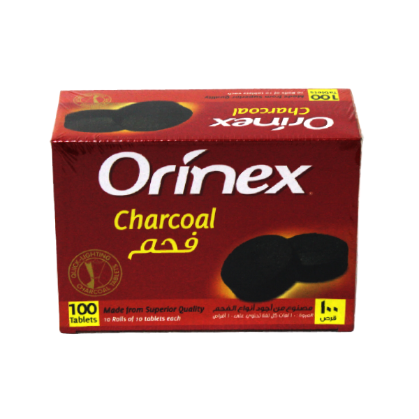 Orinex Round Chcoal 100 Tablet