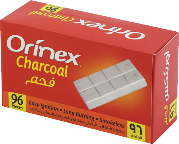 Orinex Silver Cube Chcoal 96Pc