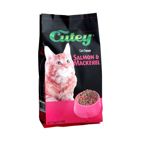 Cutey Cat Fd Slmon&Mcker 1.5Kg