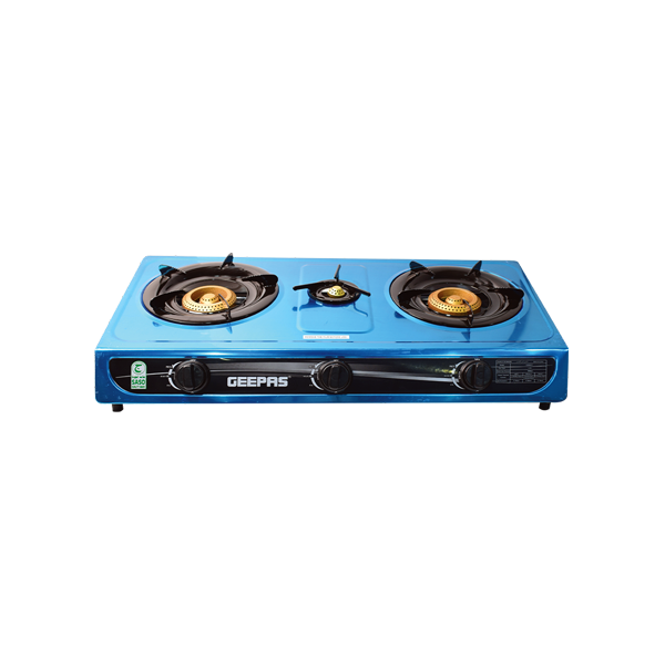 Geepas 3Burner S/S Gas Stove