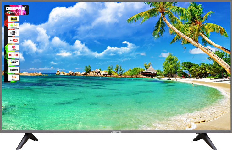 Geepas 4K Uhd Smart Led Tv 50"