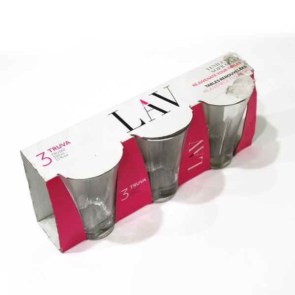 3Pcs Truva Glass Set Tru-362